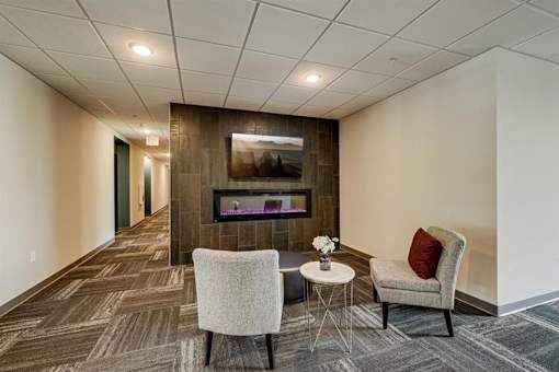 Lobby at Maven Apartments, Burnsville, Minnesota