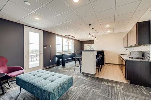 Community Clubhouse at Maven Apartments, Burnsville, MN