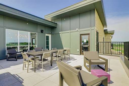 Patio at Maven Apartments, Burnsville, MN, 55337