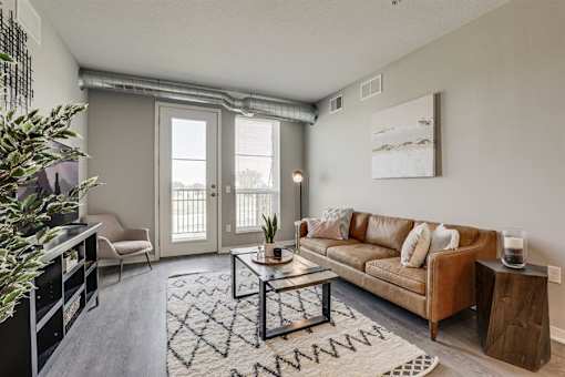 Modern Living Room at Maven Apartments, Minnesota, 55337