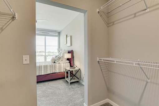 Bedroom Closet at Maven Apartments, Burnsville, 55337