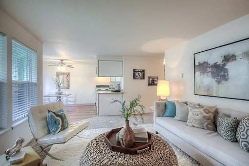 Classic living room at Parkside Apartments, Gresham, Oregon, 97080