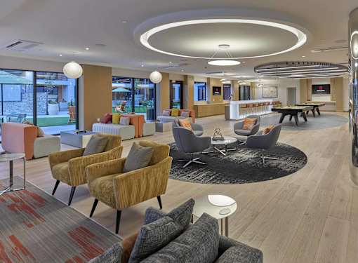 clubroom, pool table, bar, music, tv, fireplace