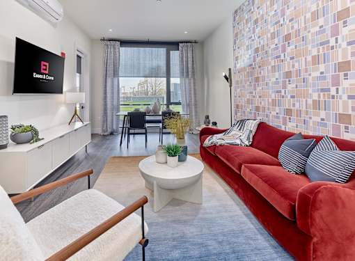 large one bed, private terrace, large closet space