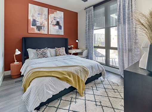 large one bedroom, private terrace, oversized windows
