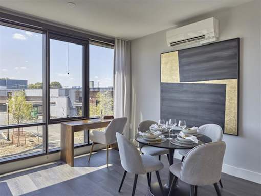 sun-filled floor to ceiling windows, 1 bedroom apartment Hackensack NJ