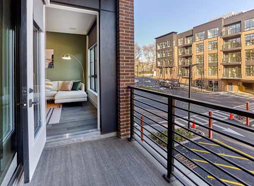 private balcony, spacious layout, large bedrooms, oversized windows