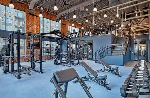 fitness center, fitness on demand, spin, yoga room, cardio, free weights, crossfit