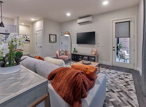 large two bedroom home, open layout