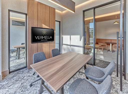 Private conference room in resident business center
