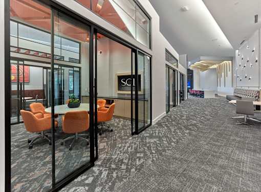 business center, private conference rooms, coworking space, clubhouse, work from home space
