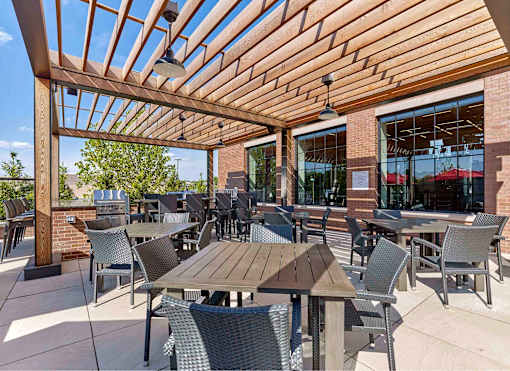 bbq grills, outdoor lounge, bar seating, sundeck, outdoor eating area