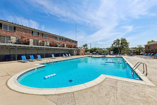 One of two pools at Georgetown of St. Louis Apartments