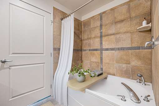 Bathroom With Bathtub at 1600 Glenarm Place, Denver, CO