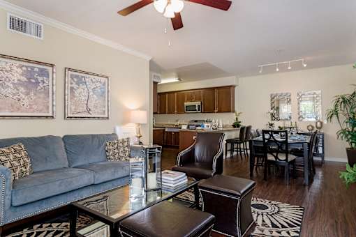 Living Room at Rosina Vista in Chula Vista, CA
