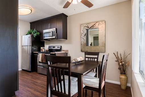 Kitchen at Navajo Bluffs Apartments