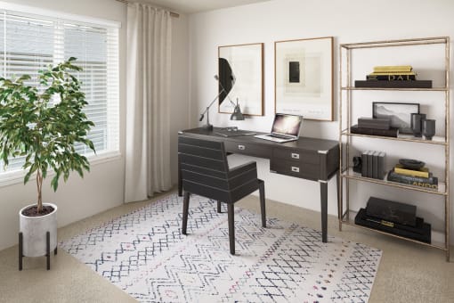 Home office at Veri at Timberhill, Corvallis, Oregon
