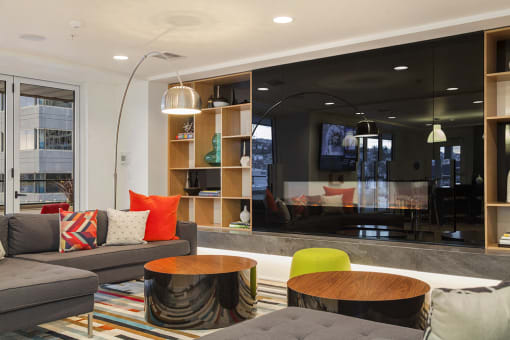 Radius Apartments Theater Room