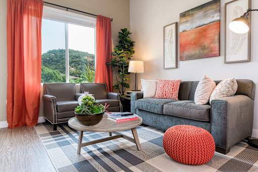 Living Room at Altura, San Diego