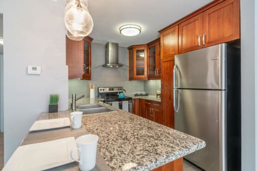 Granite Counter Tops In Kitchen at Towne at Glendale, Glendale, 91208