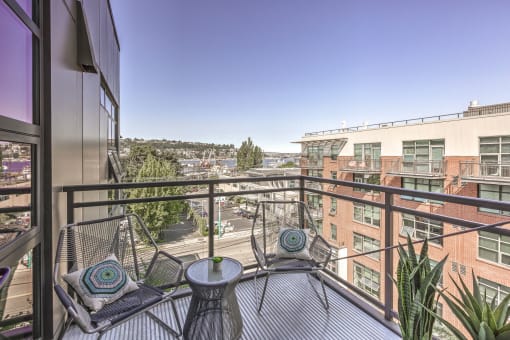Patio With Ample Sitting at Equinox, Washington, 98102