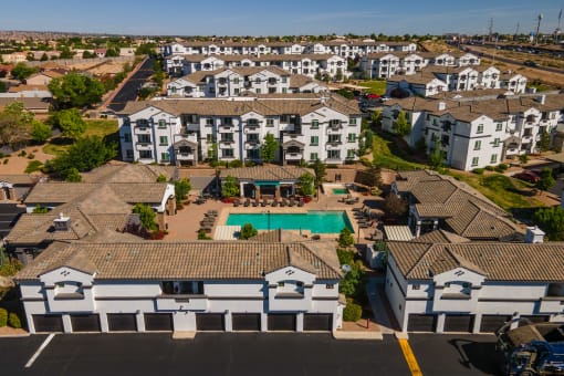 Drone View Of Property at SkyStone Apartments, New Mexico, 87114
