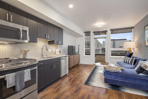 Radius Apartments Model Kitchen