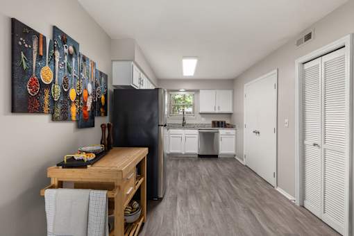 Kitchen with appliances