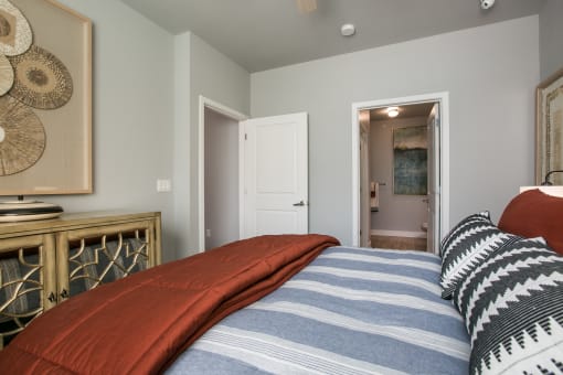 Bedroom With Bathroom at SkyStone Apartments, Albuquerque, NM, 87114