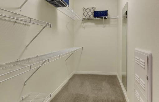 Model Unit Closet at Avino in California, 92130