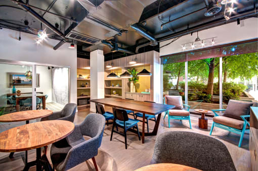 Large Community Room at Equinox, Seattle, Washington
