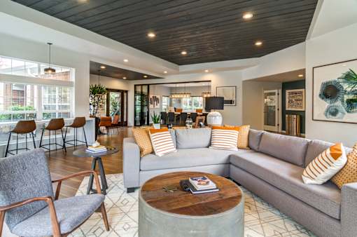 Clubhouse lounge
