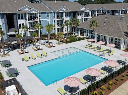 Clear Blue Pool at The Isley at Windsor Hill, North Charleston, 29420