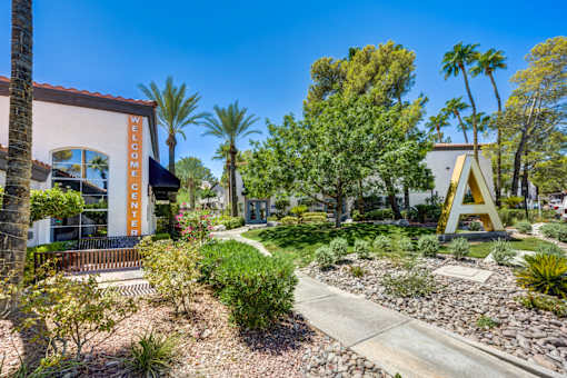 Entrance to Leasing Office