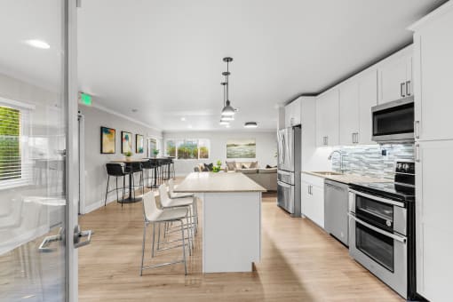 Fully Equipped Kitchen at Central Park East, Washington, 98007