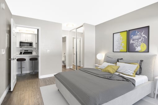 bedroom  at Milano Apartments, Torrance, 90503