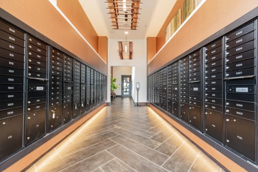 a view of the inside of a locker room at a winery