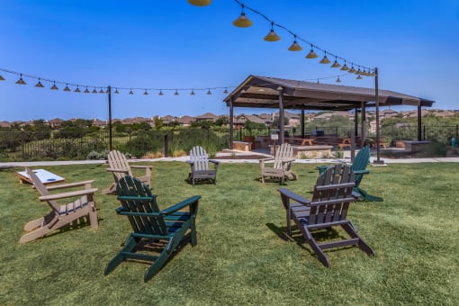 Enjoy the outdoors in our outdoor lounge and pavilion