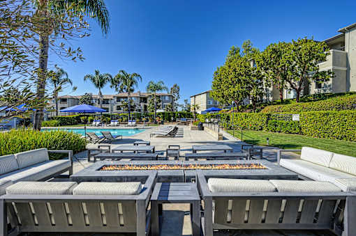 Poolside Patio at Eagle Glen Apartments, Murrieta, CA, 92563