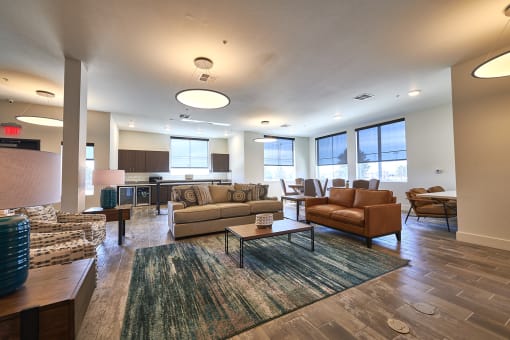Clubhouse seating area at Alpine Vista, Colorado 
