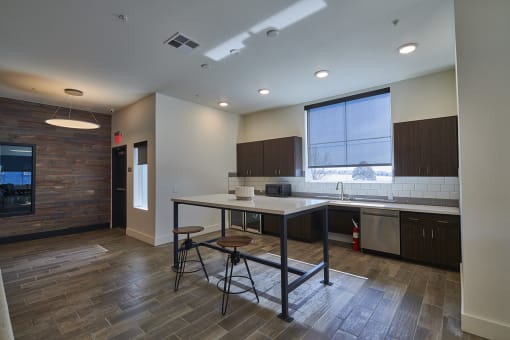 Clubhouse entertainment kitchen at Alpine Vista, Colorado Springs, 80922