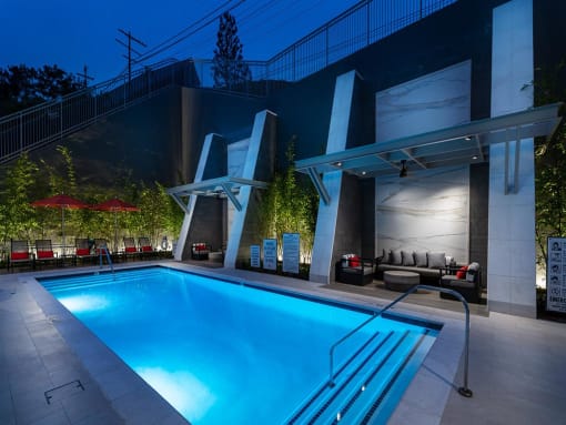 Swimming pool  at Kinley West LA, Los Angeles, CA