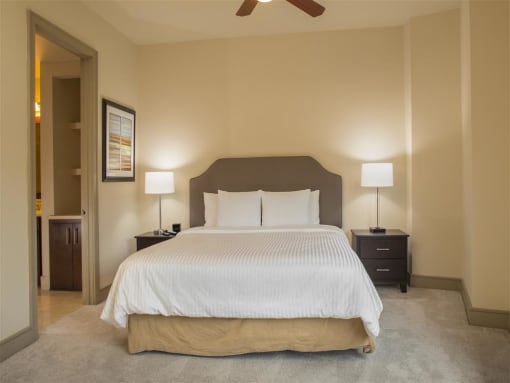 Cozy Bedroom  at mResidences Miracle Mile, Los Angeles, 90036