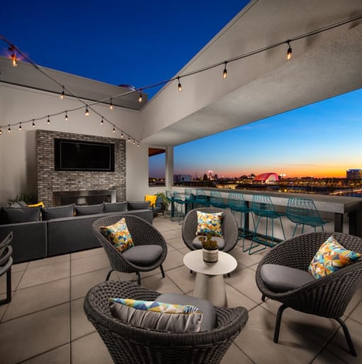 rooftop deck