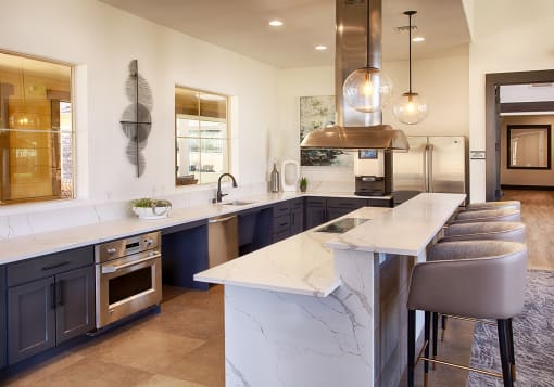 Clubroom kitchen