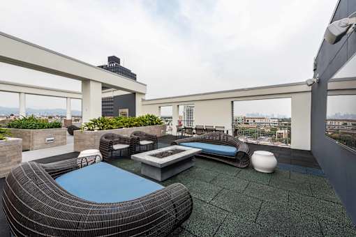 rooftop patio