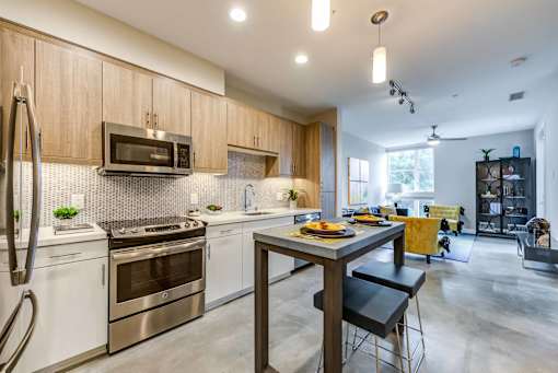 kitchen in model unit