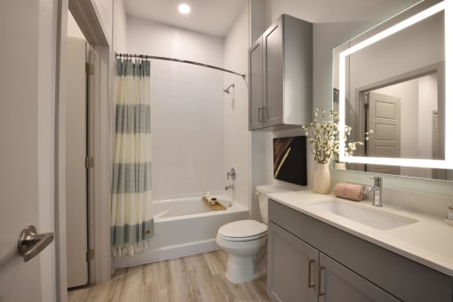 Bathroom area at The Flats at West Alabama, Texas, 77027