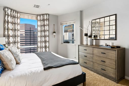 Gorgeous Bedroom at 1600 Glenarm Place, Colorado