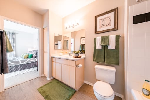 Bathroom interior at Alanza Place, Phoenix, 85008